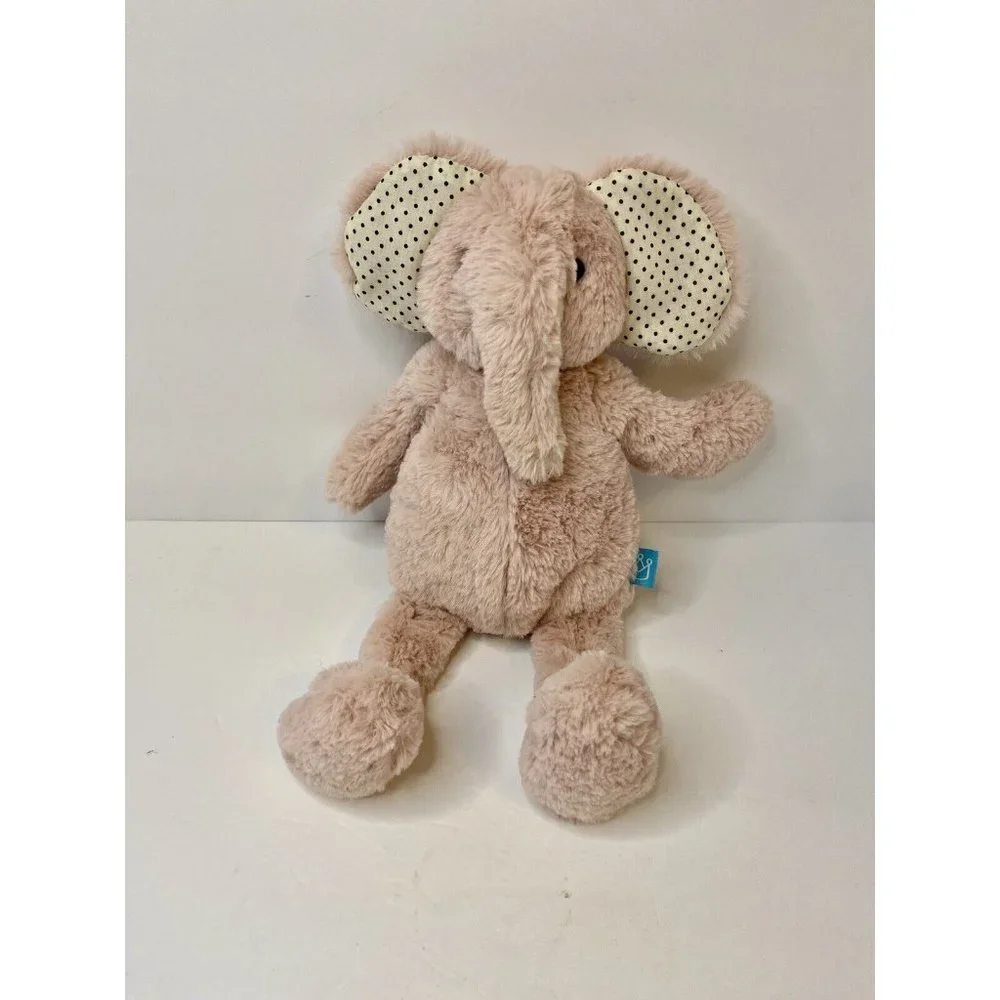 Manhattan Toy Pink Elephant Plush Polka Dot Ears Pattern Pals 12”‎ 2020 #2